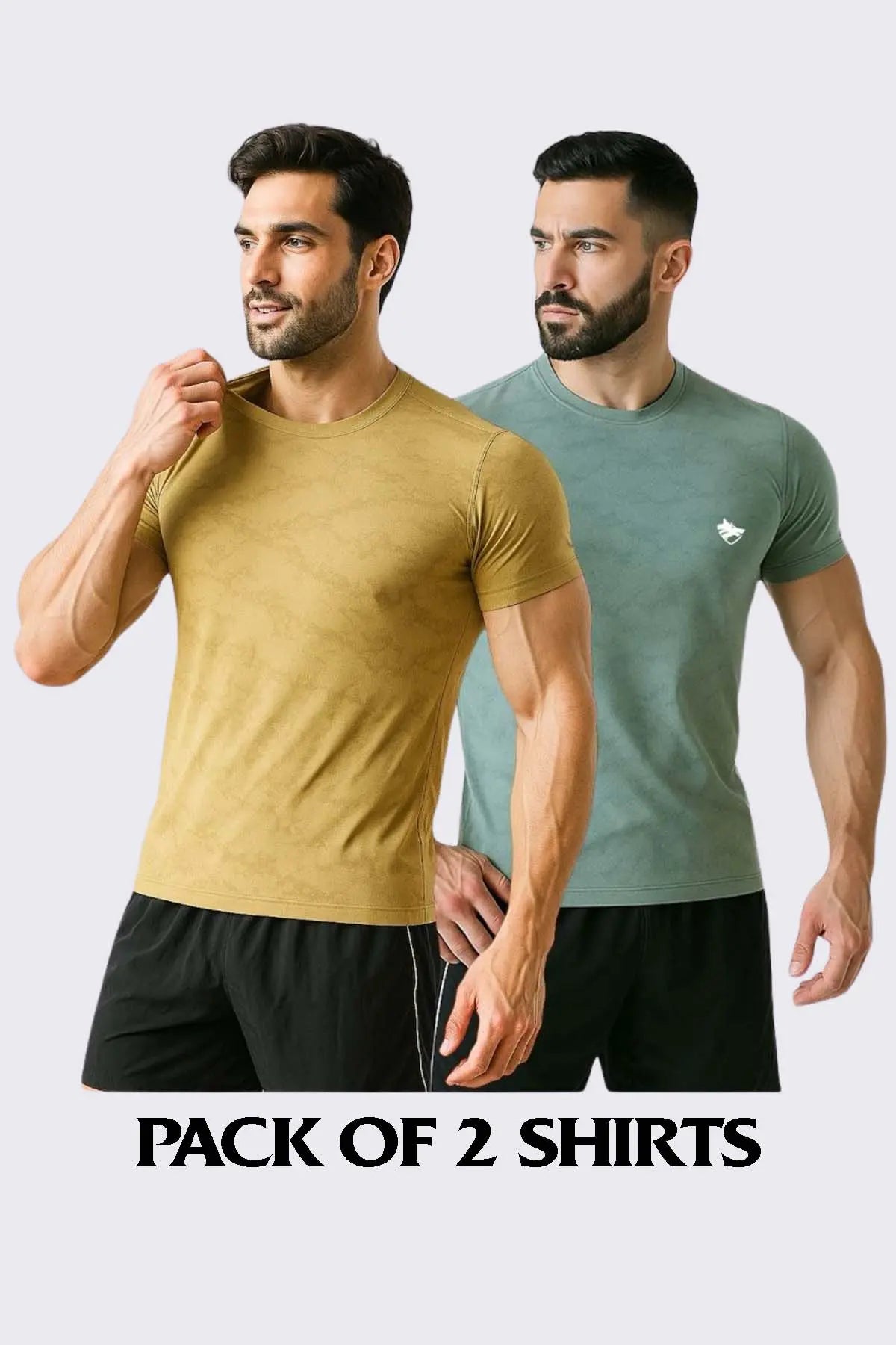 Imported Dry-fit special deal Pack Of 2 Shirts Ebabeel